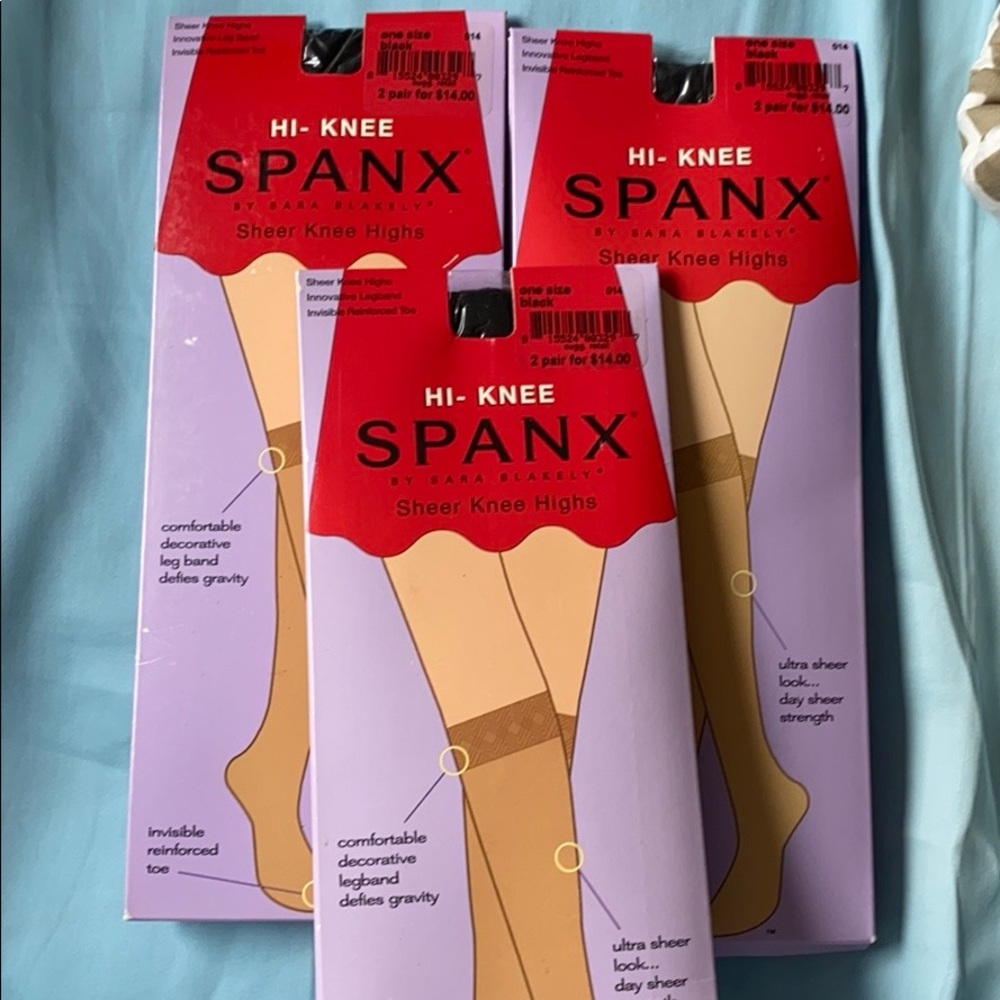 Spanx knee highs.